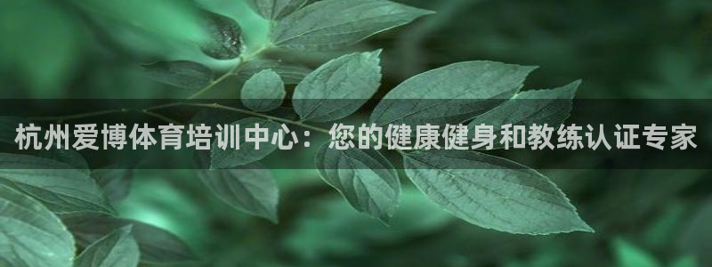 耀世集团公益：杭州爱博体育培训中心：您的健康健身和教