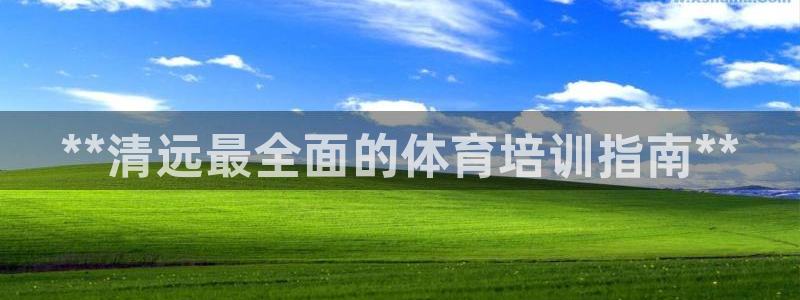耀世而来：**清远最全面的体育培训指南**