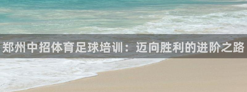 耀世集团视频介绍：郑州中招体育足球培训：迈向胜利的进阶之路