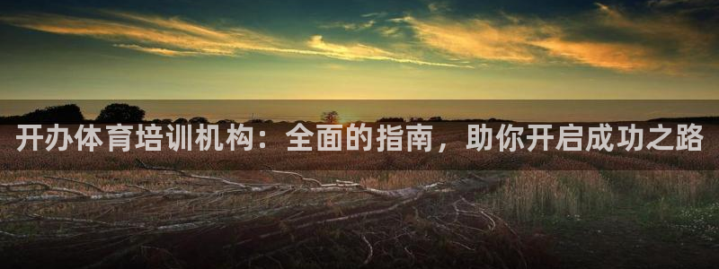 耀世平台注册链接怎么打开：开办体育培训机构：全面的指